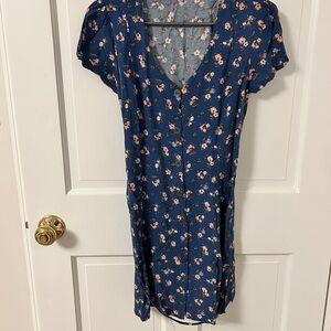 Floral Button-Down Dress